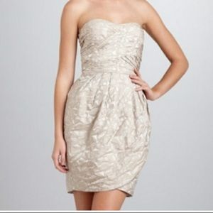 Strapless cocktail dress